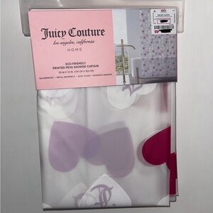 Juicy Couture Heart Shower Curtain